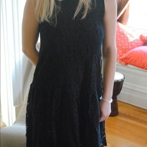 Black flapper dress